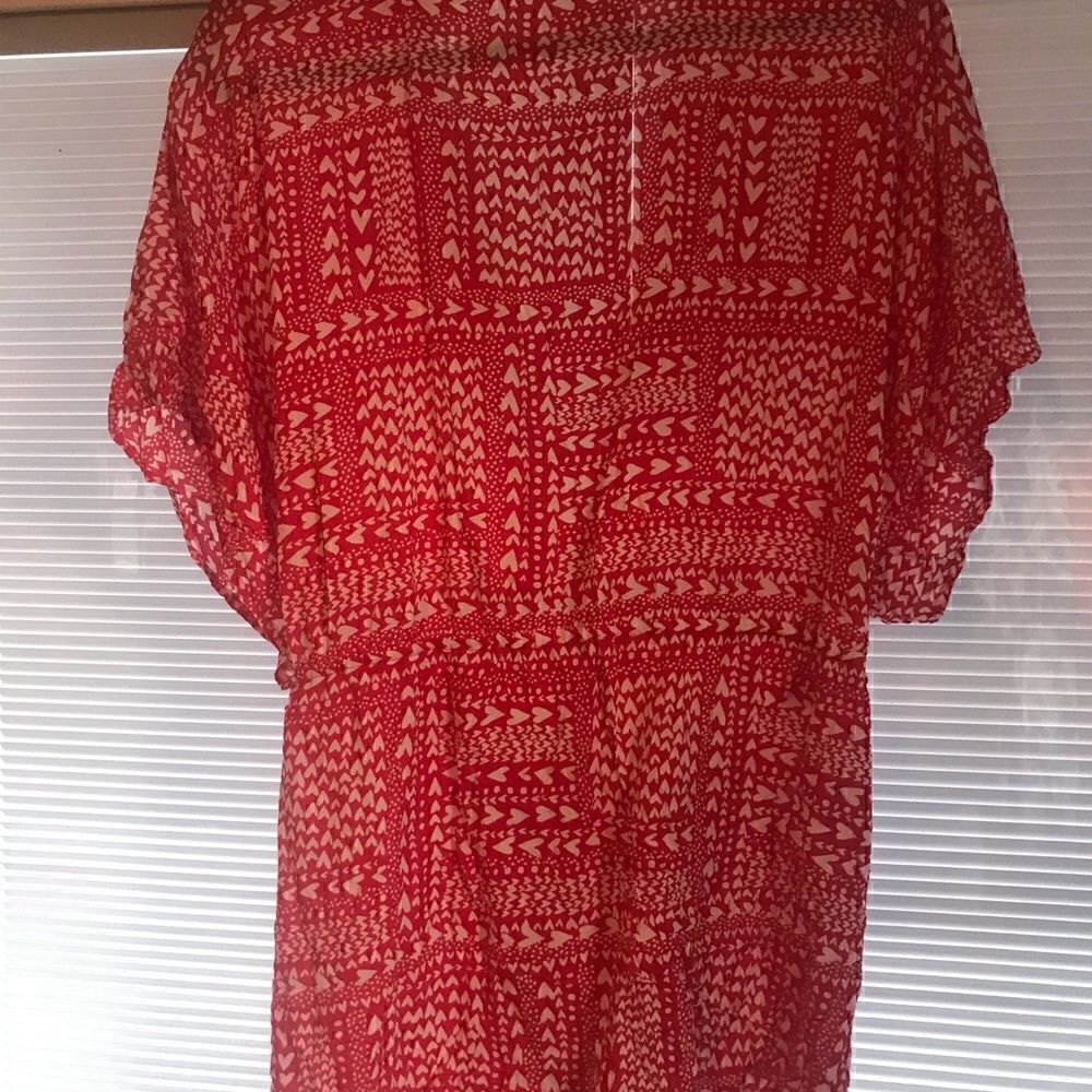 Victorias Secret Heart Print Wrap OS ❤️ - Picture 3 of 4